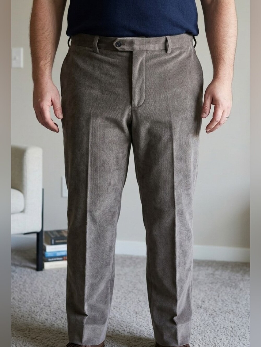 Canada Made Brown's Menswear Gala Classic Fit Men's Corduroy Pants. Size 40×30
